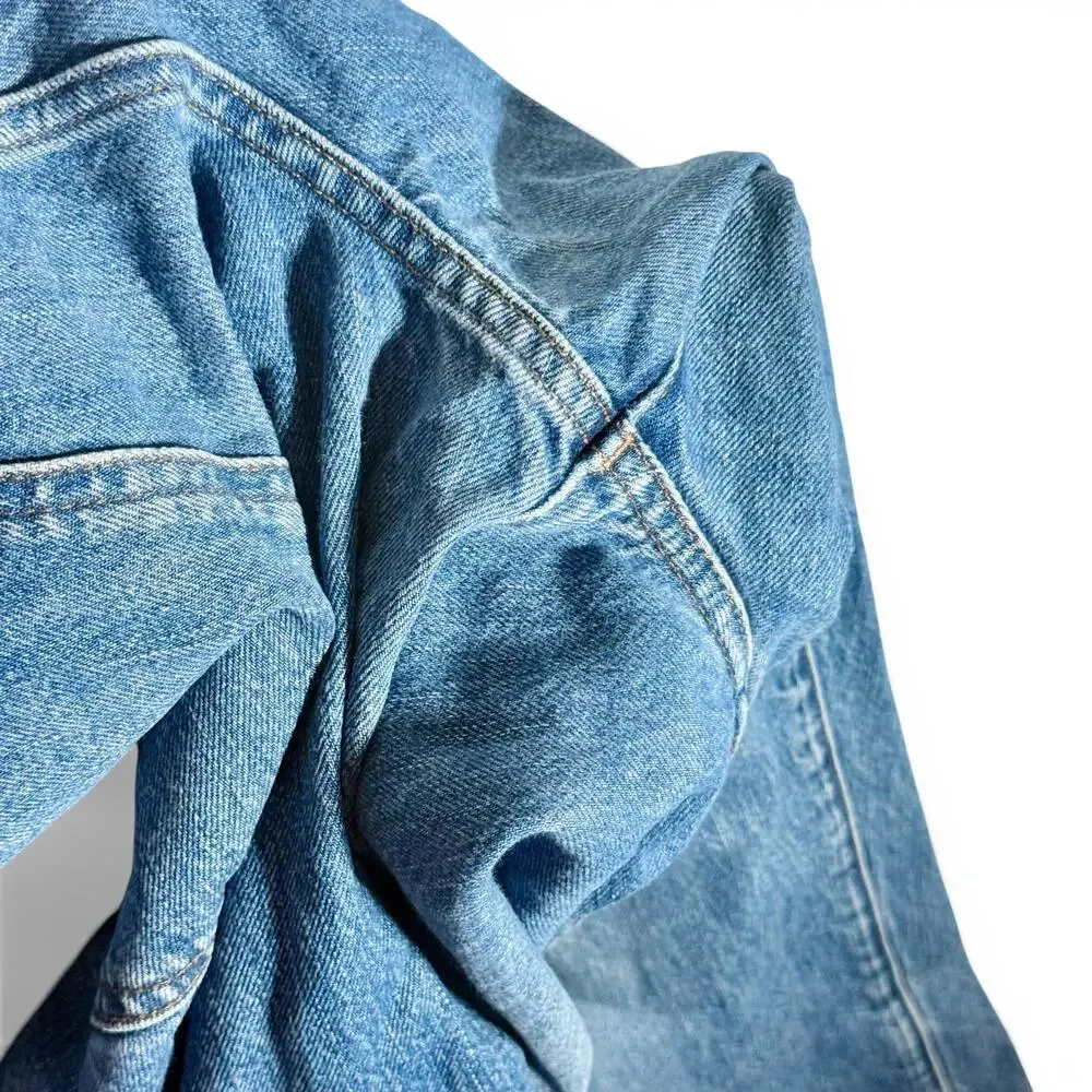 Madewell Lot 2 Women's 30 Low-Slung Straight Jeans 100% Cotton Denim Fair Trade - Picture 11 of 13